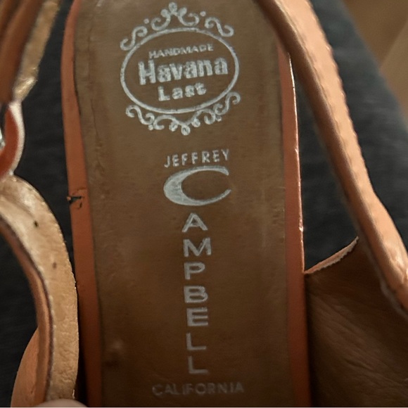 Jeffrey Campbell Church Orange Heels Size 7.5M - Picture 13 of 13